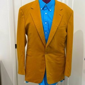 SCVDERI 💯% Pure New Wool Doeskin ChalVar Italian Made Sport Jacket / Blazer XL